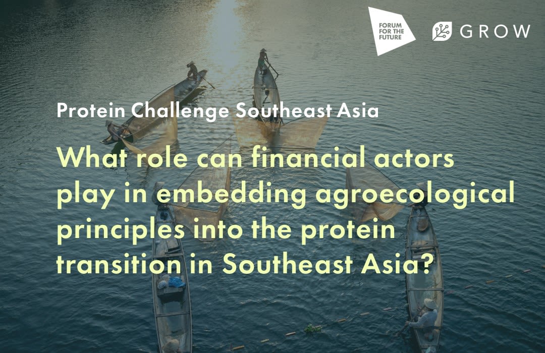 Agroecology, Southeast Asia&#39;s Protein Transition, and the Role of Finance